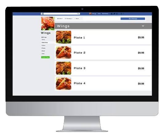 Facebook Ordering